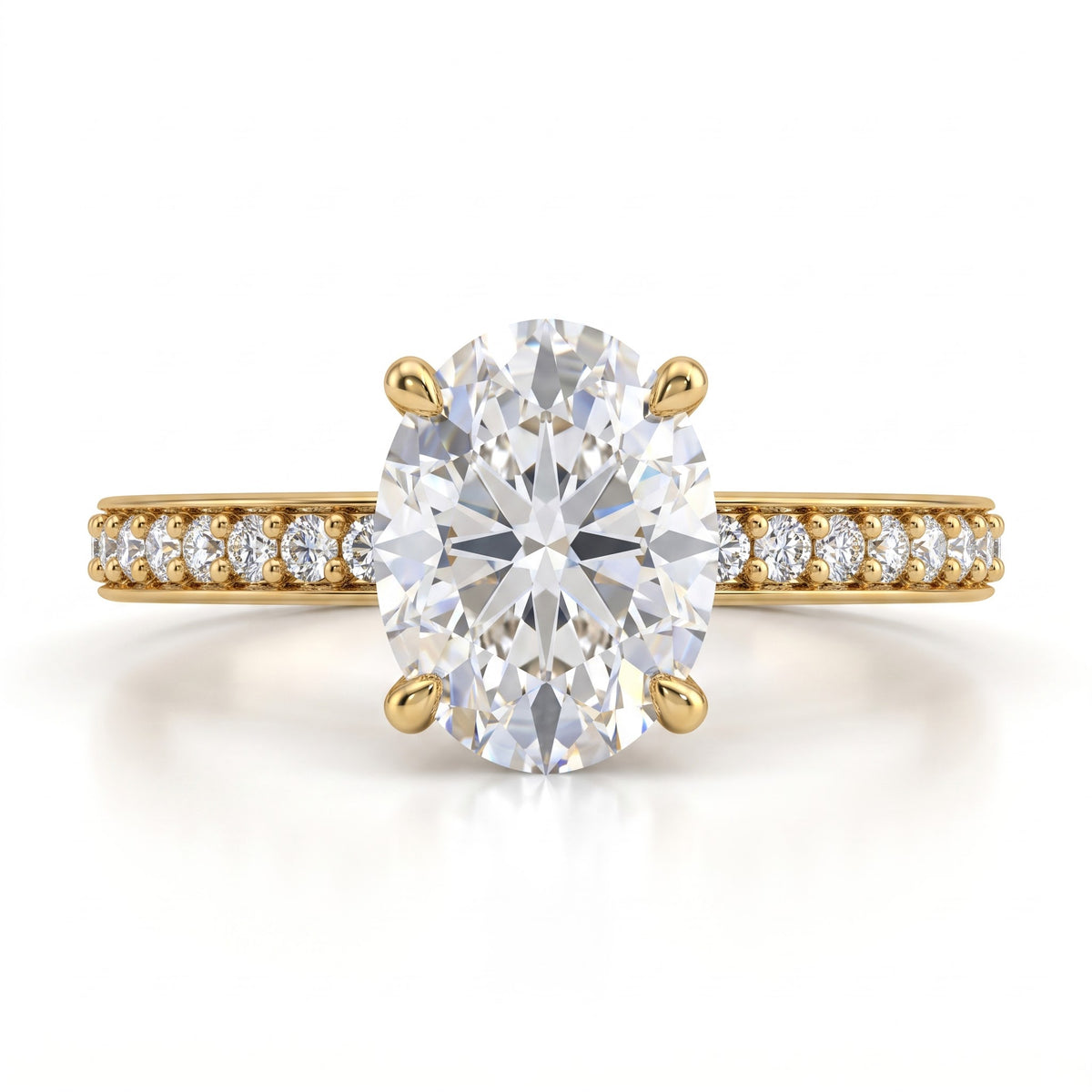 1.46 CT Oval Multi-Shape 925 Sterling Silver Ring