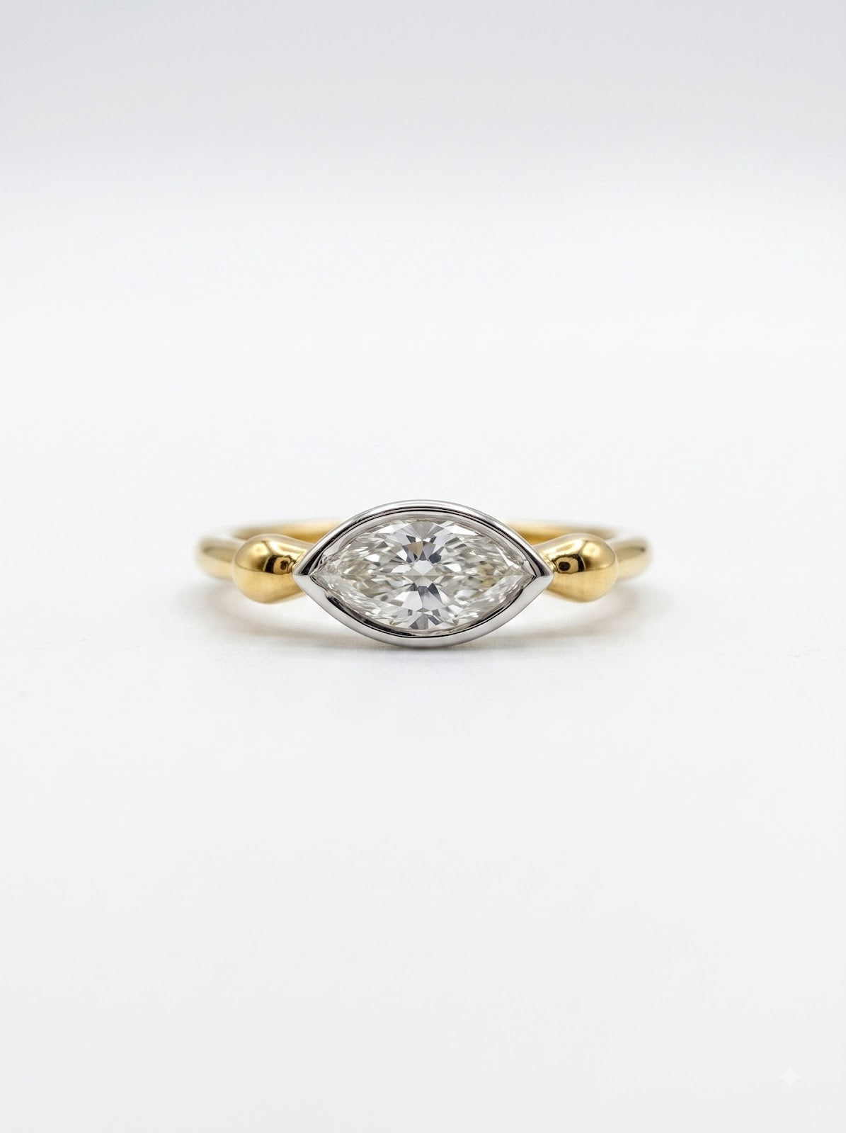 1 CT Marquise Cut East-West Solitaire Ring | SIJI – SIJI JEWELLERY