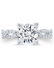 3.6 CT Round Brilliant 925 Sterling Silver Ring