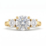3 CT Round Brilliant 925 Sterling Silver Ring