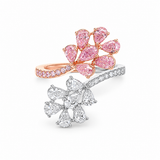2.4 CT Pear Cut Multi-Shape 925 Sterling Silver Ring