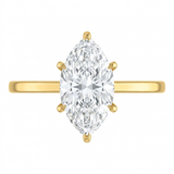 2 CT Marquise Cut 925 Sterling Silver Ring