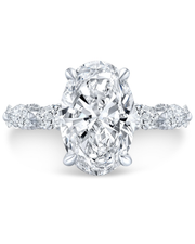 2.3 CT Oval Multi-Shape 925 Sterling Silver Ring