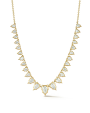 3.69 CT Pear Pendant Necklace in 925 Sterling Silver