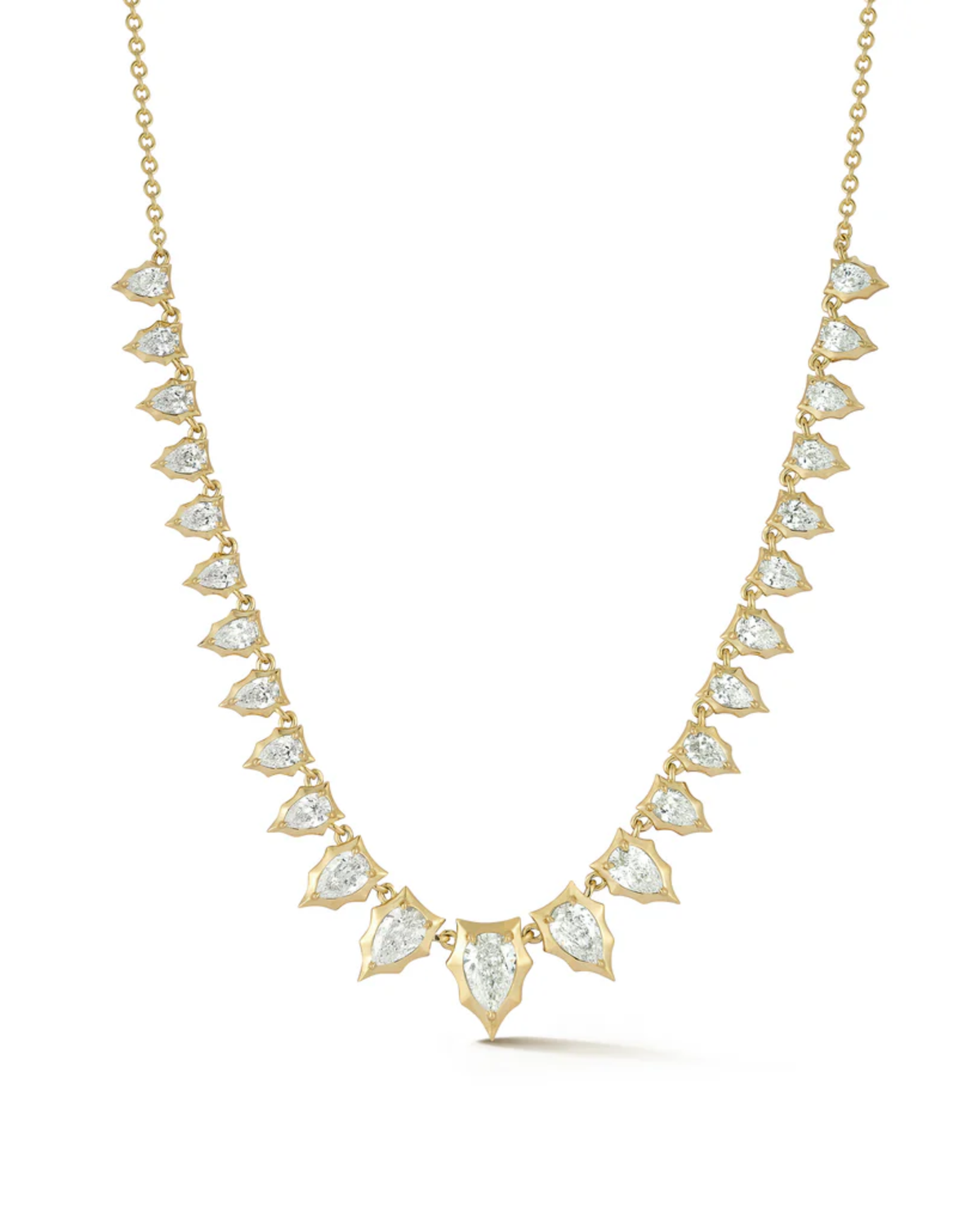 3.69 CT Pear Pendant Necklace in 925 Sterling Silver