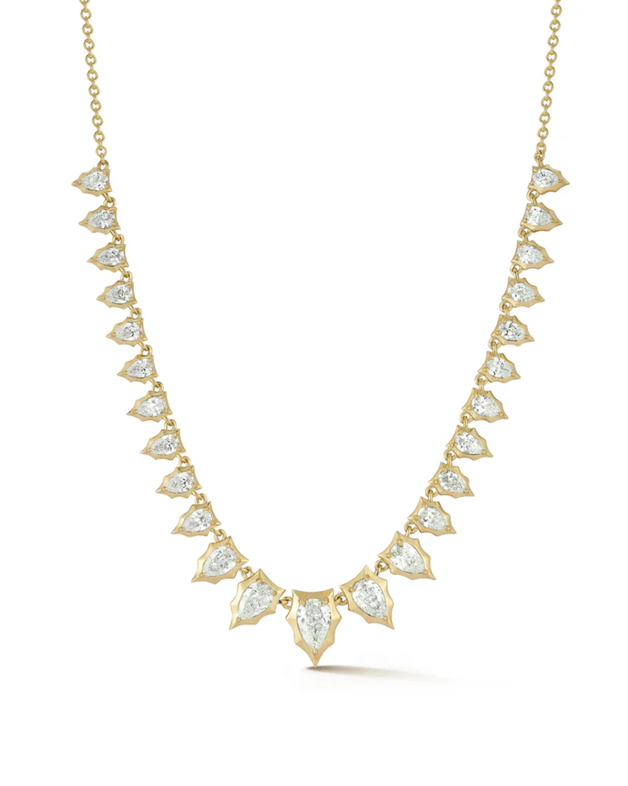 3.69 CT Pear Pendant Necklace in 925 Sterling Silver
