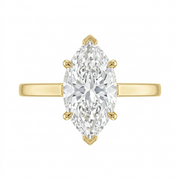 3 CT Marquise Cut 925 Sterling Silver Ring