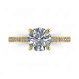 2.15 CT Round Brilliant 925 Sterling Silver Ring