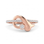 0.19 CT Round Brilliant 925 Sterling Silver Ring