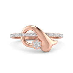 0.19 CT Round Brilliant 925 Sterling Silver Ring