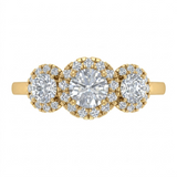 2.53 CT Round Brilliant 925 Sterling Silver Ring