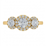 2.53 CT Round Brilliant 925 Sterling Silver Ring