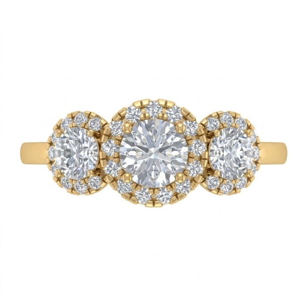 2.53 CT Round Brilliant 925 Sterling Silver Ring