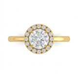 1.5 CT Round Brilliant 925 Sterling Silver Ring