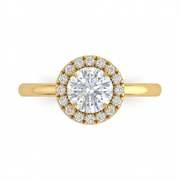 1.5 CT Round Brilliant 925 Sterling Silver Ring