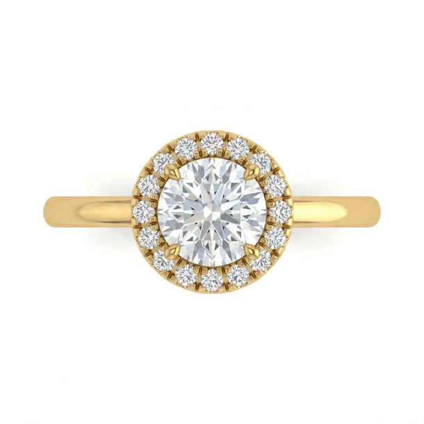 1.5 CT Round Brilliant 925 Sterling Silver Ring