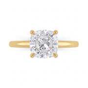 1 CT Cushion Cut 925 Sterling Silver Ring