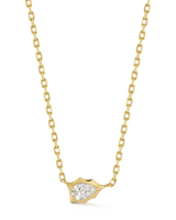 0.5 CT Pear Pendant Necklace in 925 Sterling Silver
