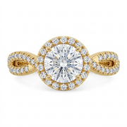 1.48 CT Round Brilliant 925 Sterling Silver Ring