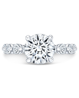 2.2 CT Round Brilliant 925 Sterling Silver Ring