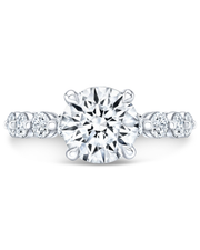2.2 CT Round Brilliant 925 Sterling Silver Ring