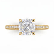 1.13 CT Cushion Cut Multi-Shape 925 Sterling Silver Ring