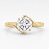 2 CT Round Brilliant 925 Sterling Silver Ring