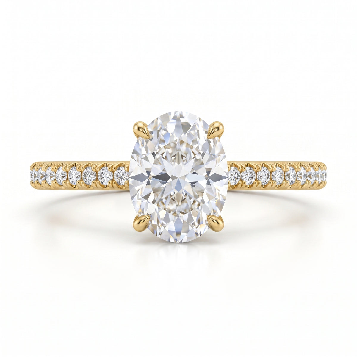 2.22 CT Oval Multi-Shape 925 Sterling Silver Ring