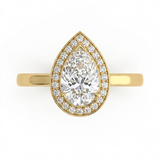 1.84 CT Pear Cut Multi-Shape 925 Sterling Silver Ring