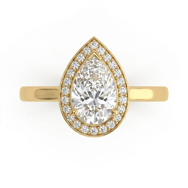 1.84 CT Pear Cut Multi-Shape 925 Sterling Silver Ring
