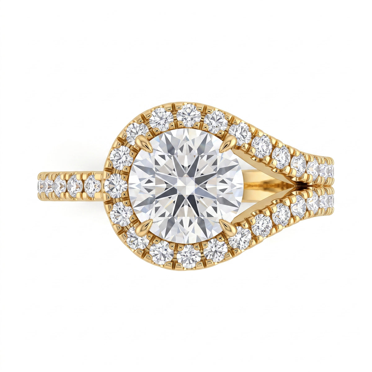 2.83 CT Round Brilliant 925 Sterling Silver Ring