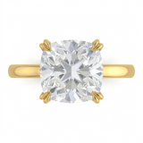 3 CT Cushion Cut 925 Sterling Silver Ring