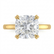 3 CT Cushion Cut 925 Sterling Silver Ring