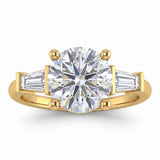 2.6 CT Round Brilliant Multi-Shape 925 Sterling Silver Ring