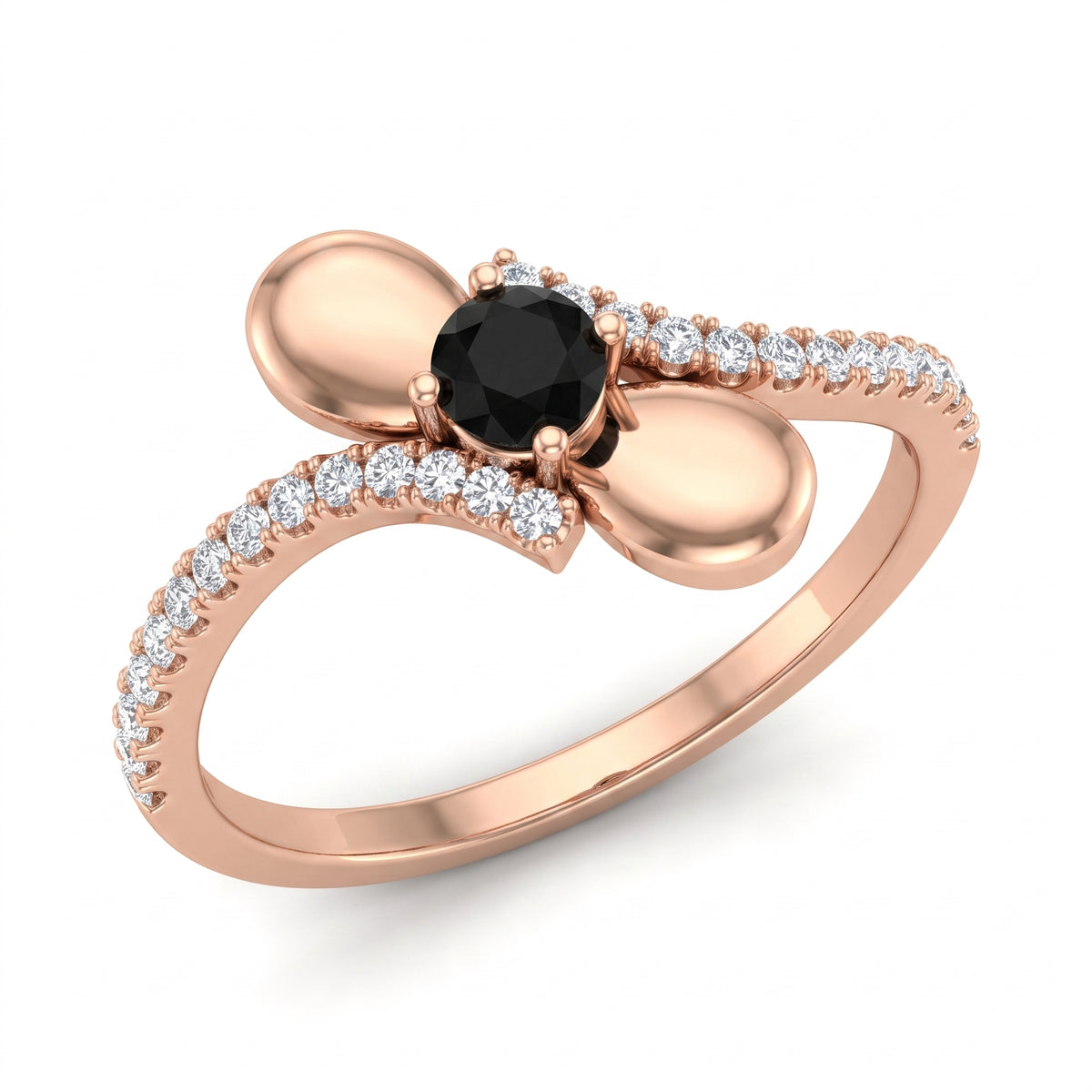 0.2 CT Round Brilliant 925 Sterling Silver Ring