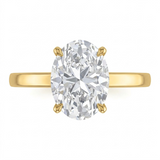 3 CT Oval 925 Sterling Silver Ring