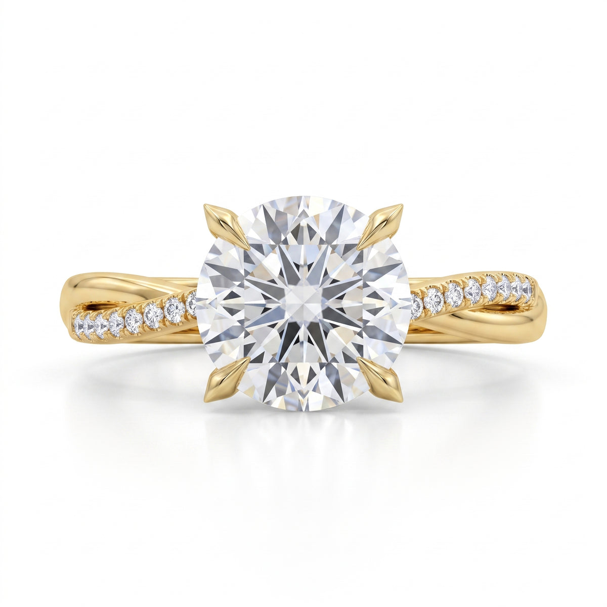2.16 CT Round Brilliant 925 Sterling Silver Ring