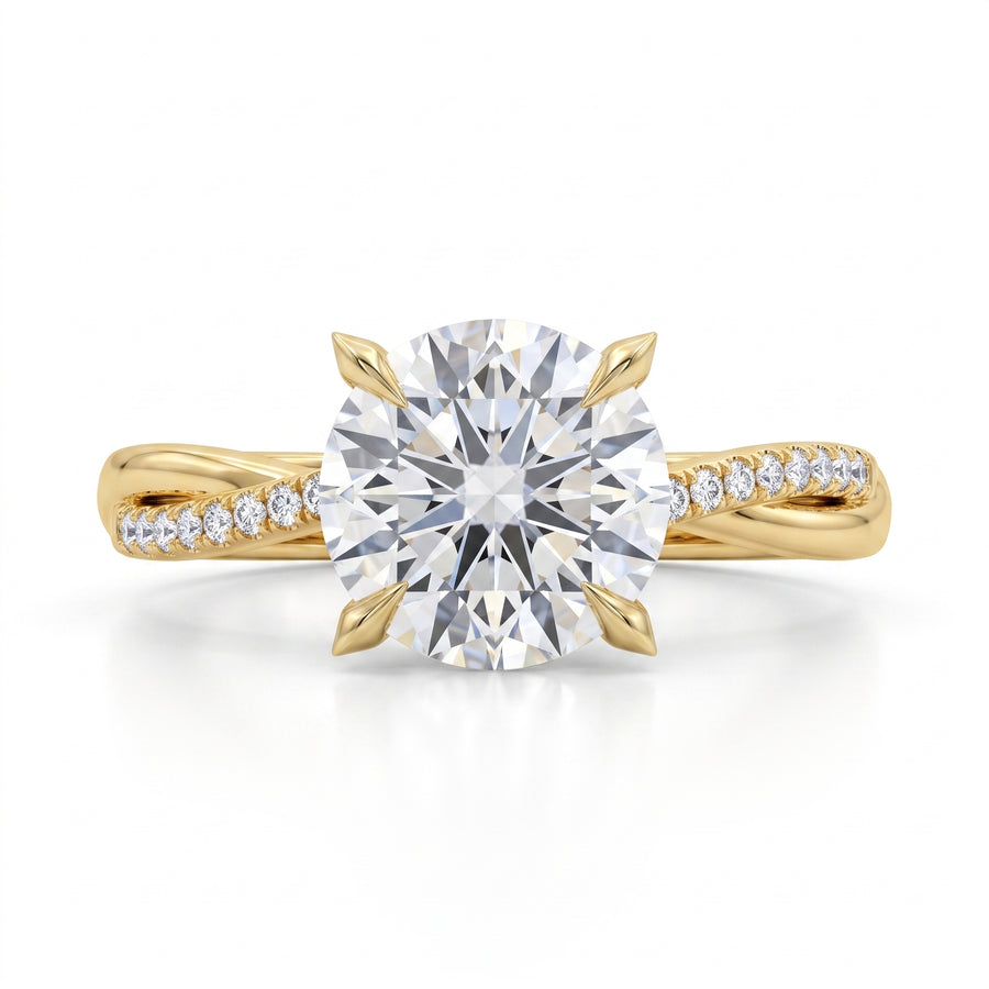 2.16 CT Round Brilliant 925 Sterling Silver Ring