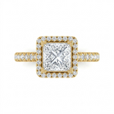 2.57 CT Princess Cut Multi-Shape 925 Sterling Silver Ring