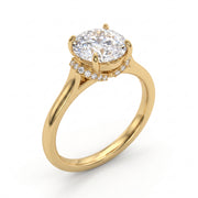 1.11 CT Round Brilliant 925 Sterling Silver Ring