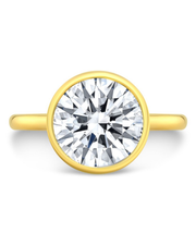 1 CT Round Brilliant 925 Sterling Silver Ring
