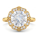 2.12 CT Round Brilliant 925 Sterling Silver Ring