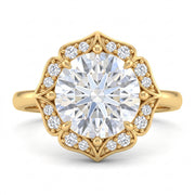 2.12 CT Round Brilliant 925 Sterling Silver Ring