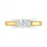 1 CT Marquise Cut 925 Sterling Silver Ring