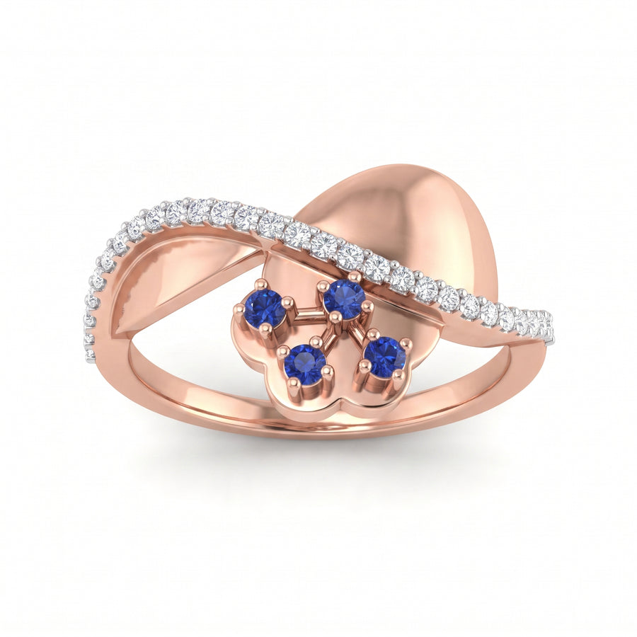 4.21 CT Round Brilliant 925 Sterling Silver Ring