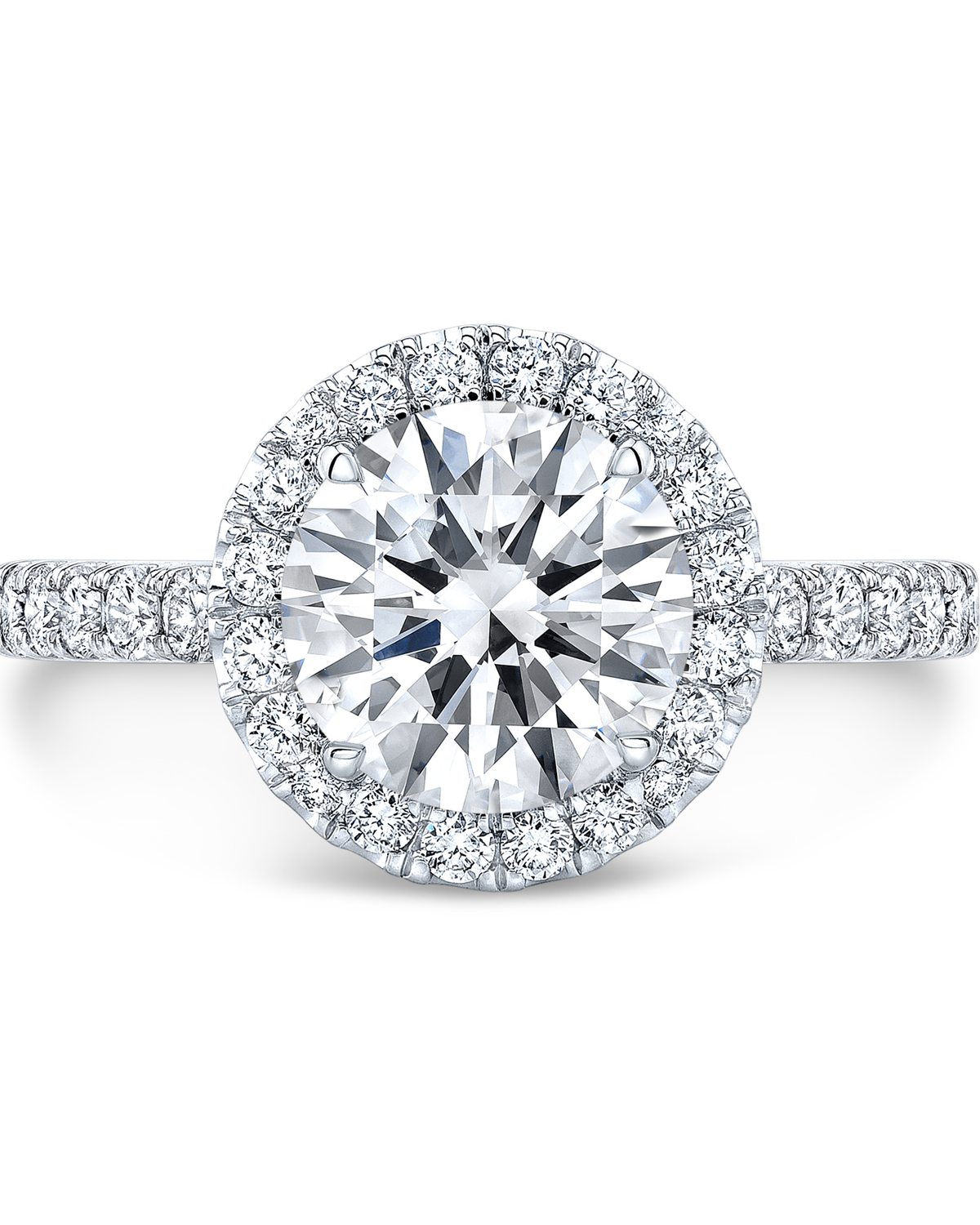 1.68 CT Round Brilliant 925 Sterling Silver Ring