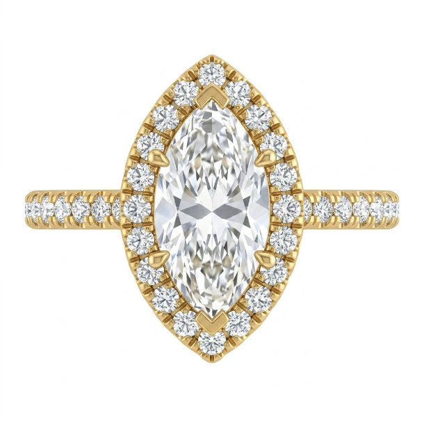 2.72 CT Marquise Cut Multi-Shape 925 Sterling Silver Ring