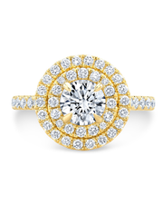 1.8 CT Round Brilliant 925 Sterling Silver Ring