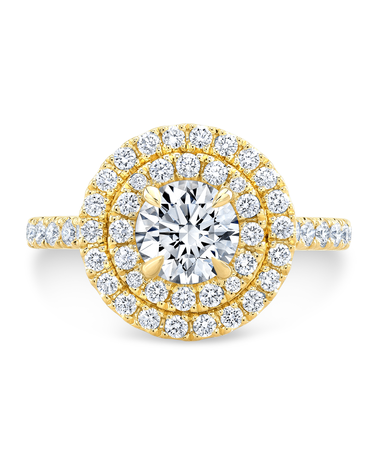 1.8 CT Round Brilliant 925 Sterling Silver Ring
