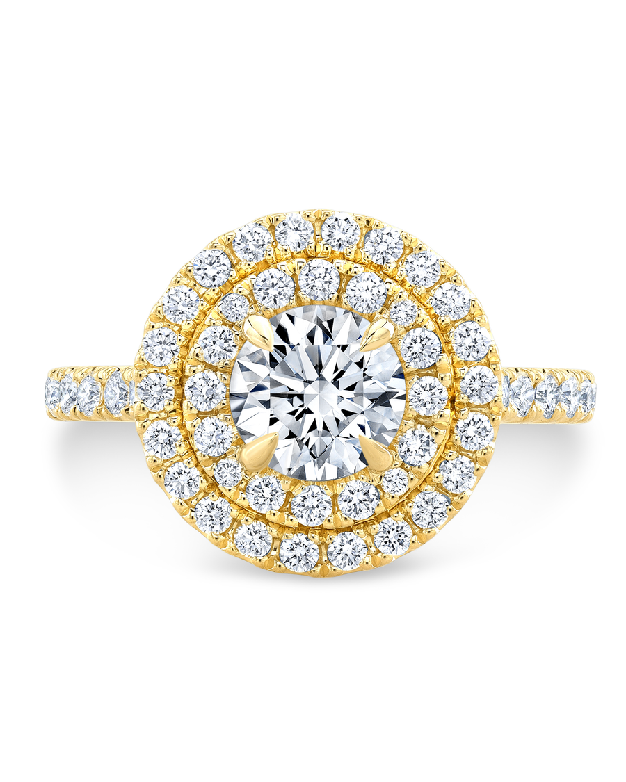 1.8 CT Round Brilliant 925 Sterling Silver Ring